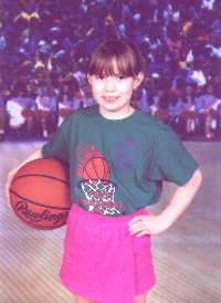 Her first basketball team