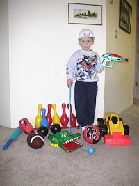 Graham's 6th birthday presents