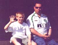 Graham with dad Jun 2002